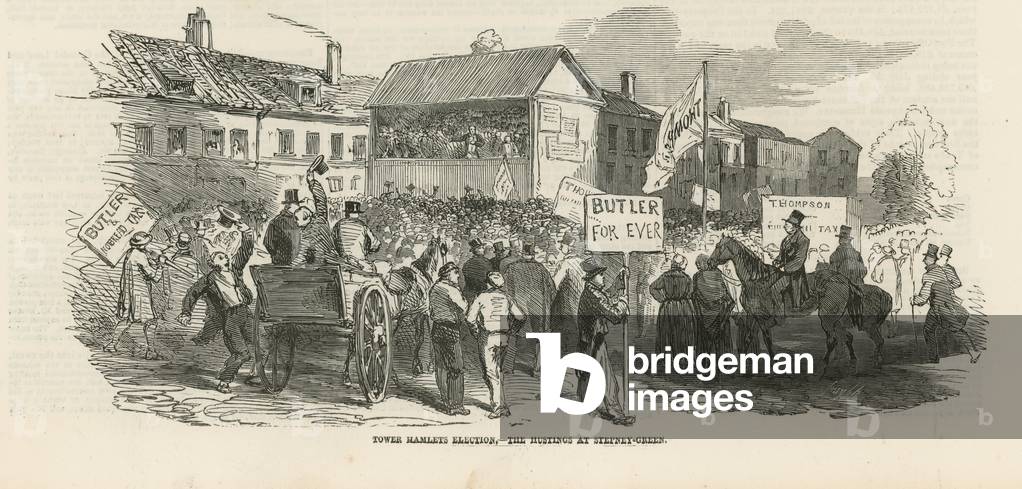 Tower Hamlets Election (engraving)