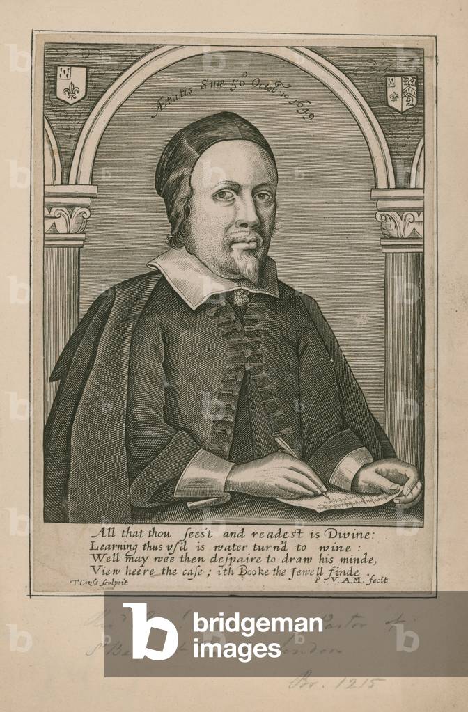 Revered Samuel Clarke, pastor of St Bennet Fink (engraving)
