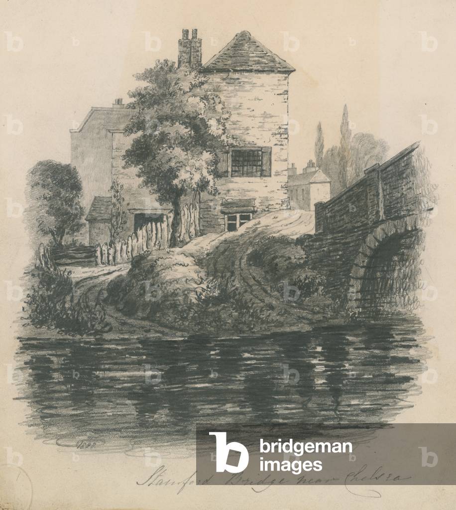 Stamford Bridge near Chelsea (w/c on paper)