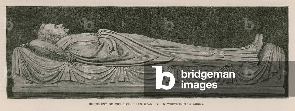 Monument to the late Dean Stanley (engraving)