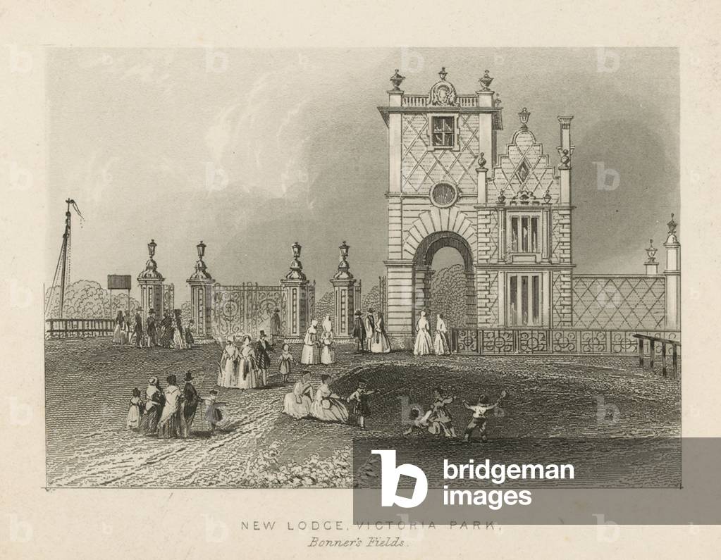 New Lodge in Victoria Park (engraving)