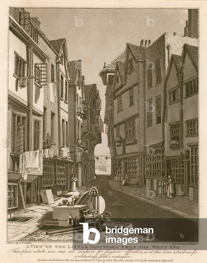 The Little Sanctuary, from the West End (engraving)