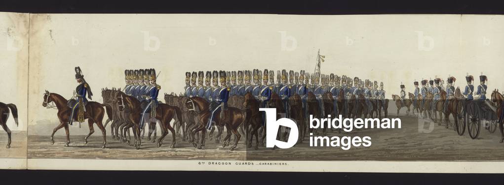Part of the Panoramic View of the Entire Funeral Procession of Arthur, Duke of Wellington (coloured aquatint)