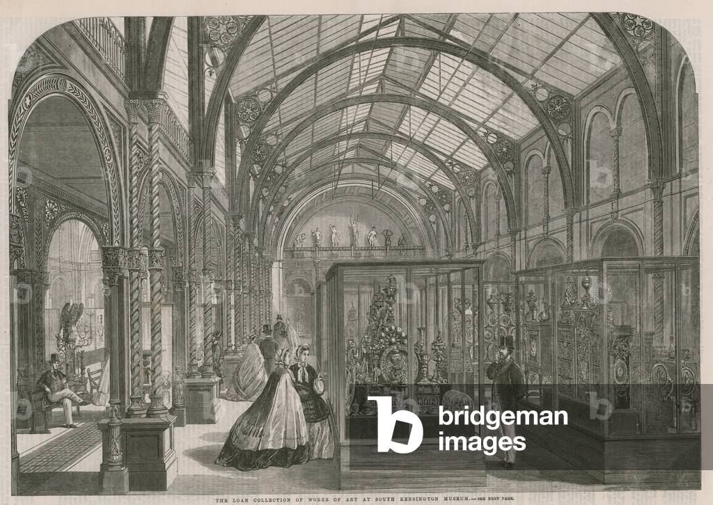 The Loan Collection of works of art at South Kensington Museum (engraving)