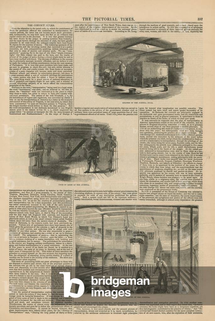 Page from the Pictorial Times (engraving)
