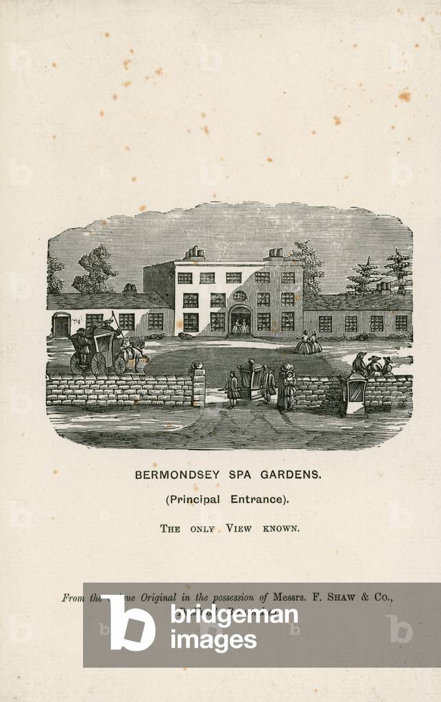 Bermondsey Spa Gardens (engraving)