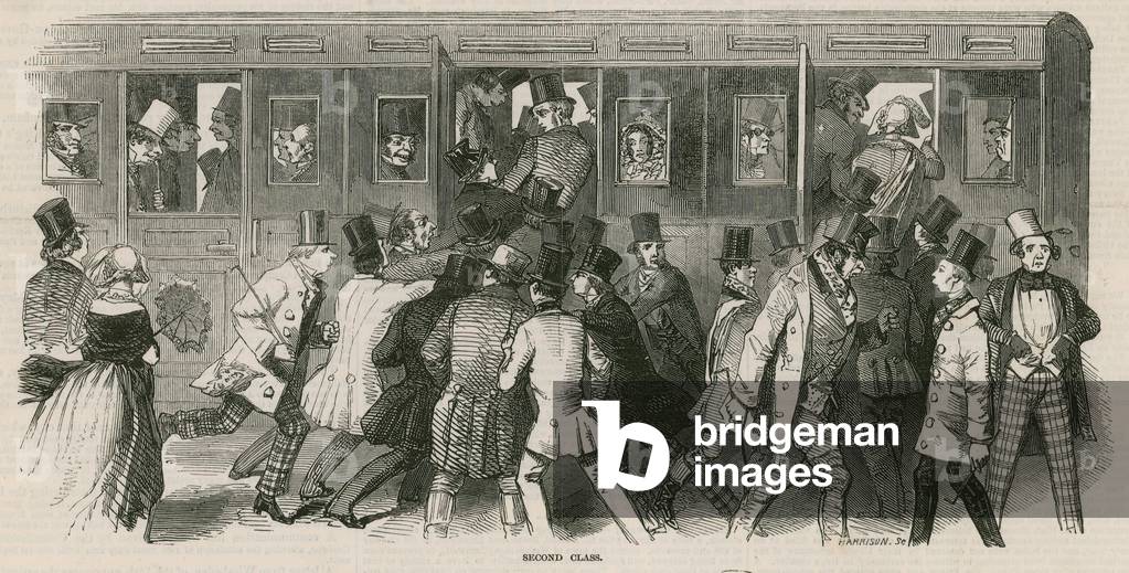 Epson Races 1847: The Railway - Second Class (engraving)