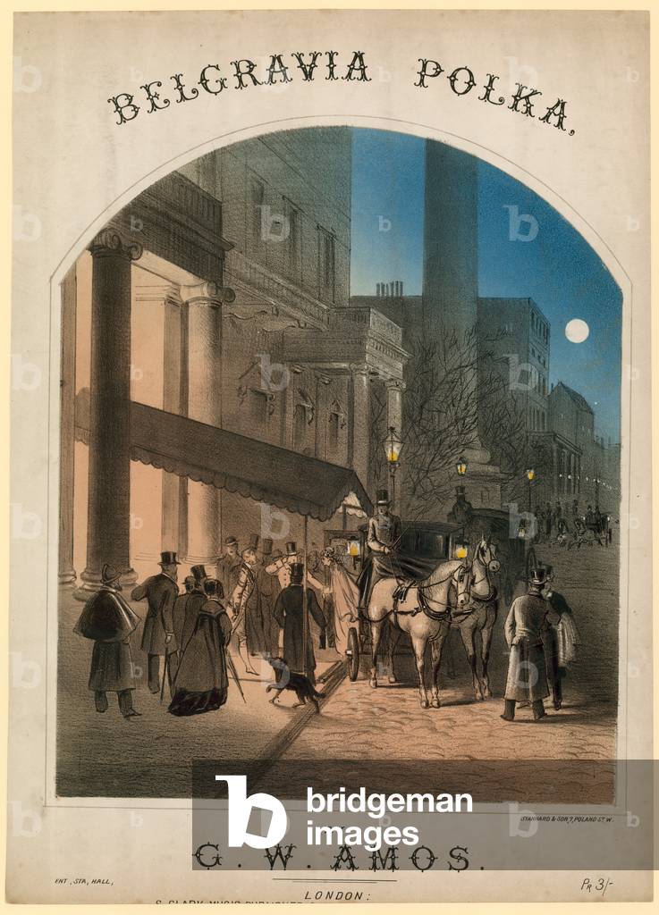 Belgravia Polka (coloured engraving)