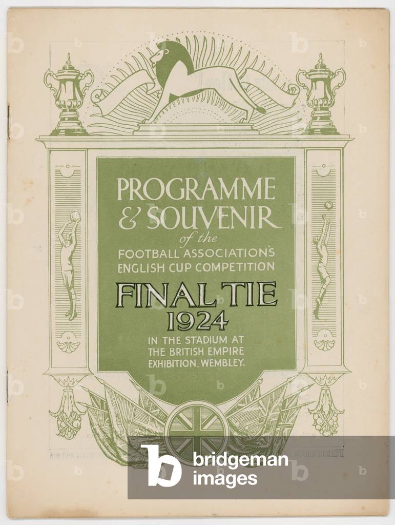 FA 1924 Cup Final programme (colour litho)