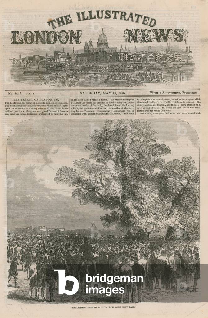 Cover of the Illustrated London News (engraving)