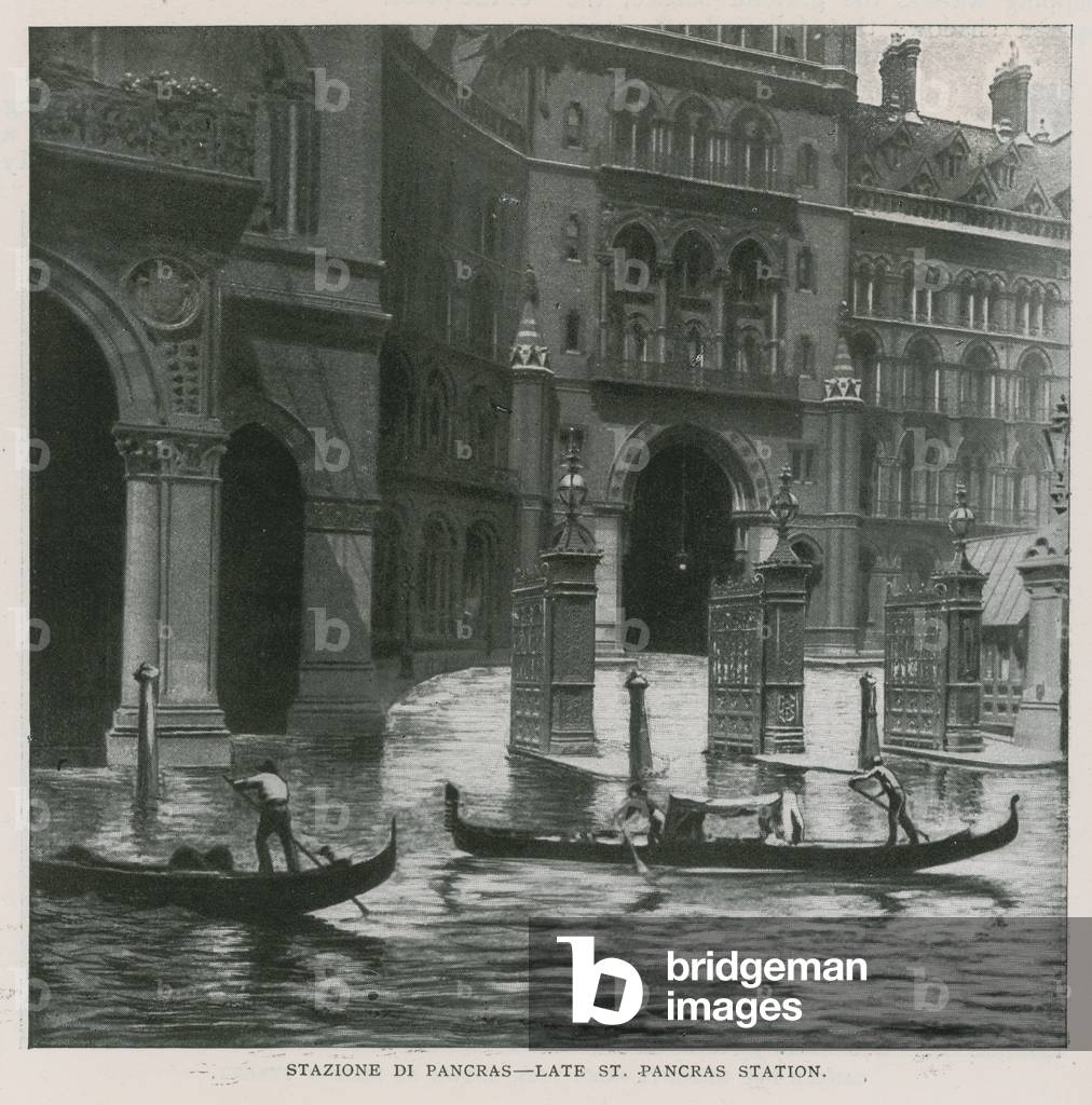 Stazione di Pancras (litho)
