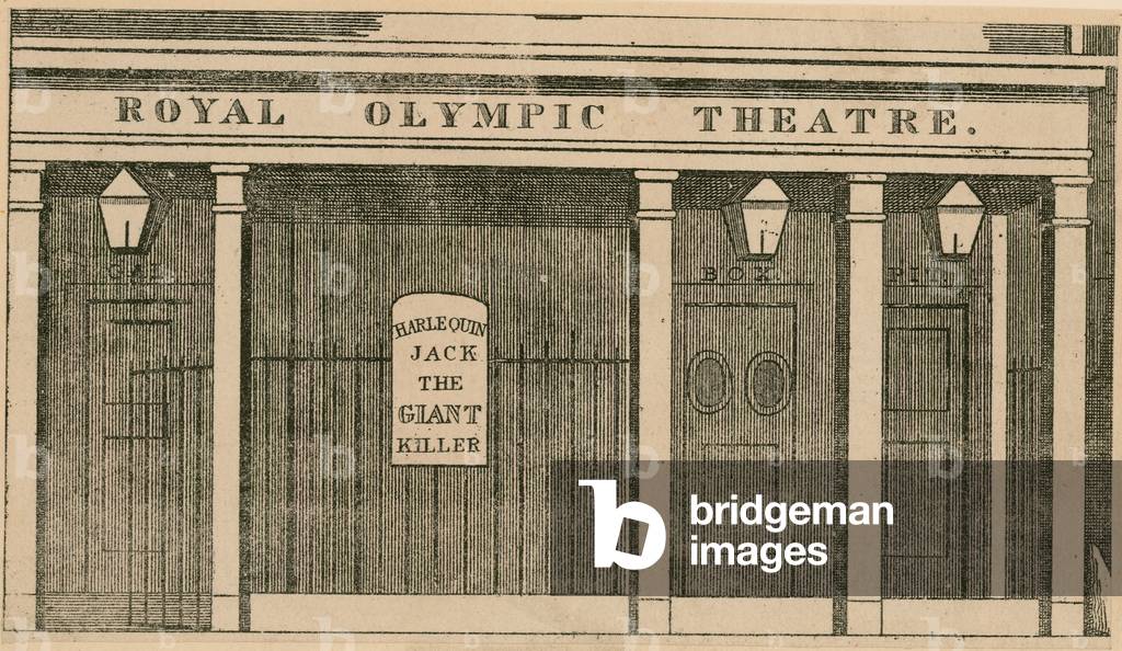 Royal Olympic Theatre, London (engraving)