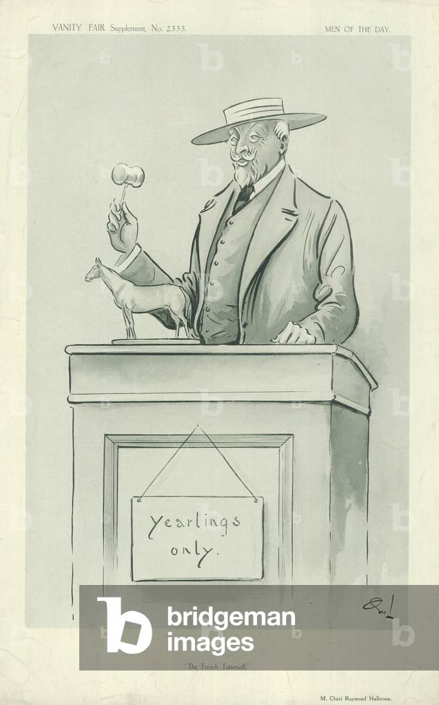 M Cheri Raymond Halbronn (colour litho)