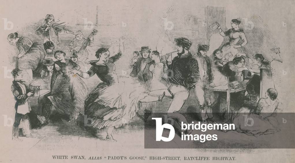 White Swan, alias Paddy's Goose, High Street, Ratcliffe Highway (engraving)