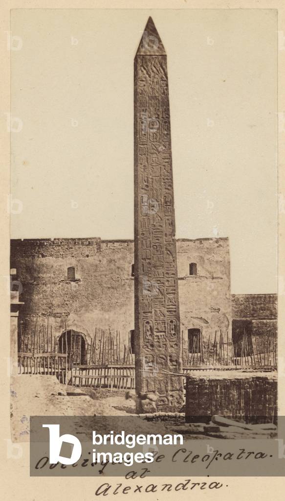 Cleopatra's Needle at Alexandria (photo)