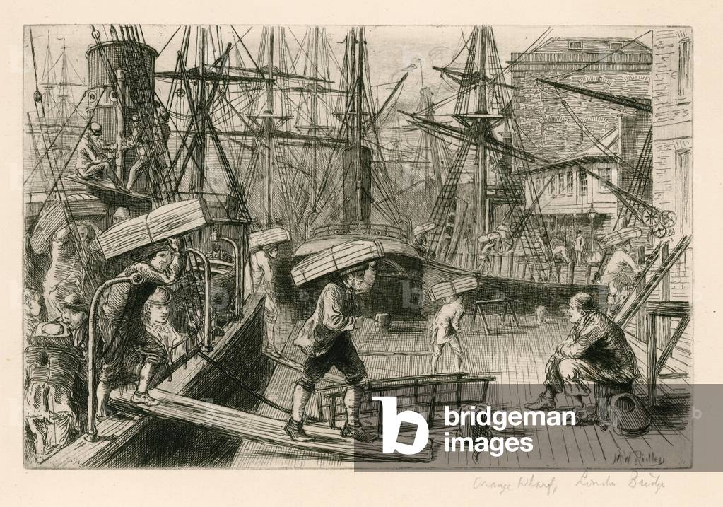 Orange Wharf, London Bridge (engraving)