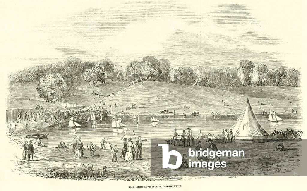 The Highgate Model Yacht Club (engraving)