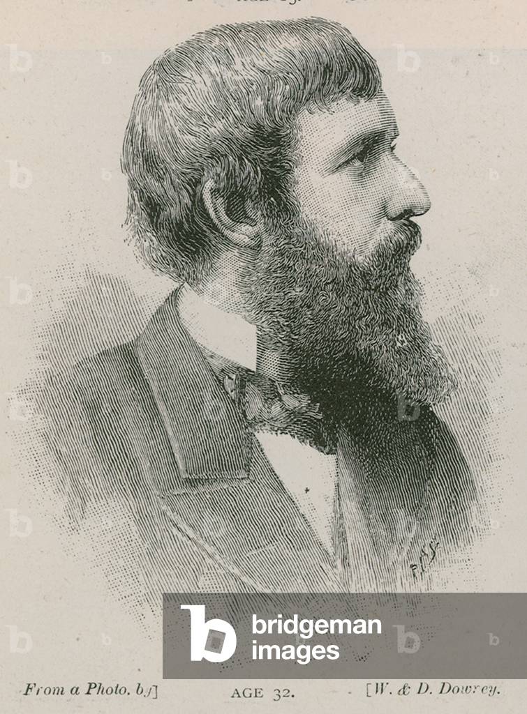 Henry Arthur Jones, playwright, aged 32 (engraving)