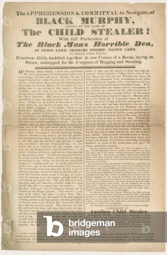 Black Murphy or The Child Stealer (engraving)
