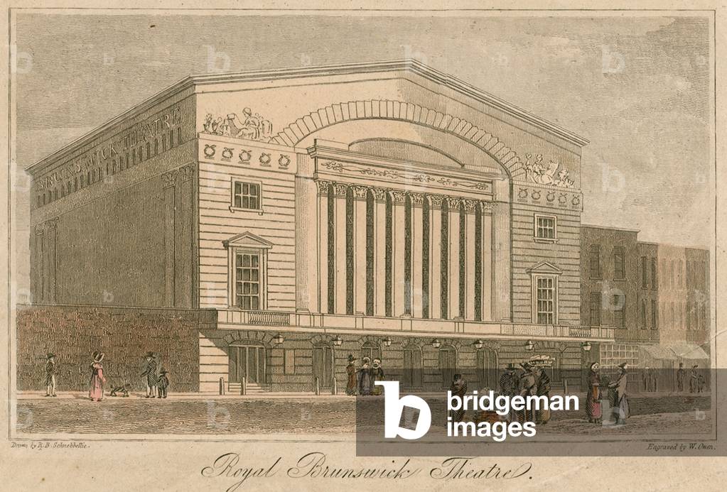 Royal Brunswick Theatre, London (engraving)