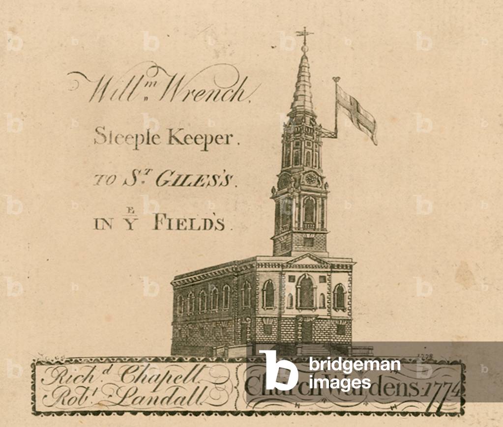 St Giles in the Fields, London (engraving)