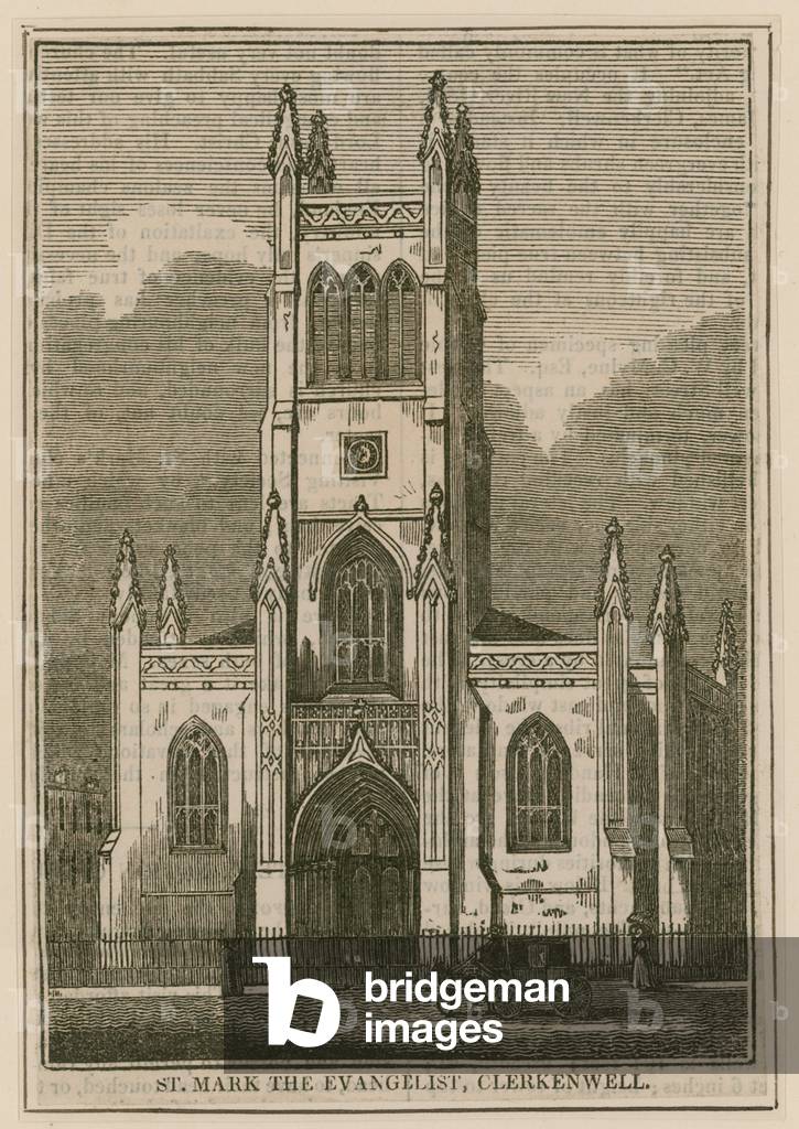St Mark's Church, Clerkenwell (engraving)