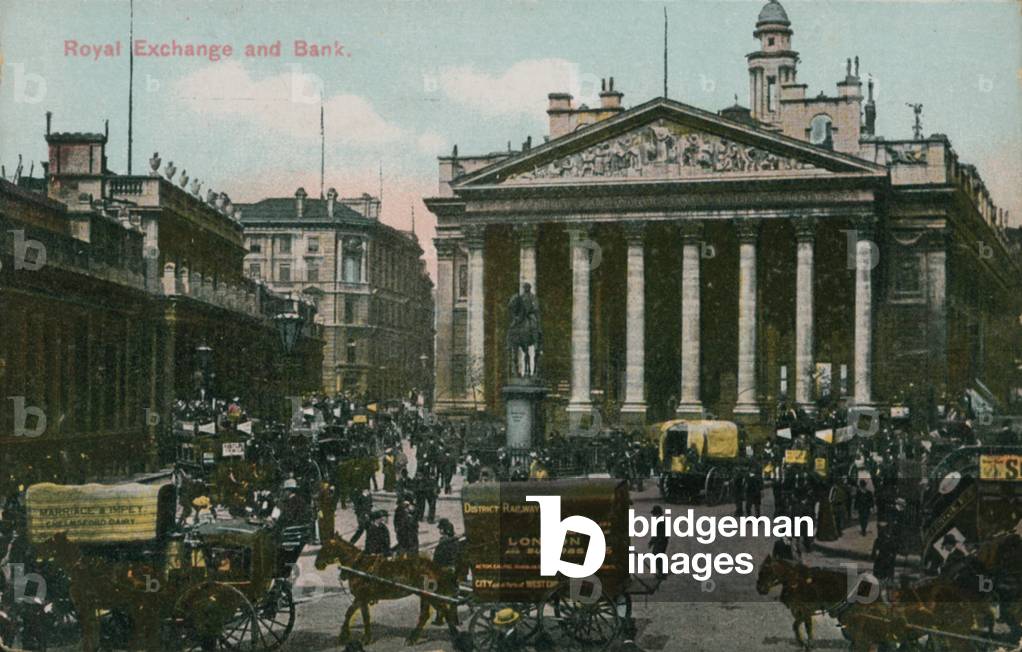Royal Exchange and Bank, London (photo)