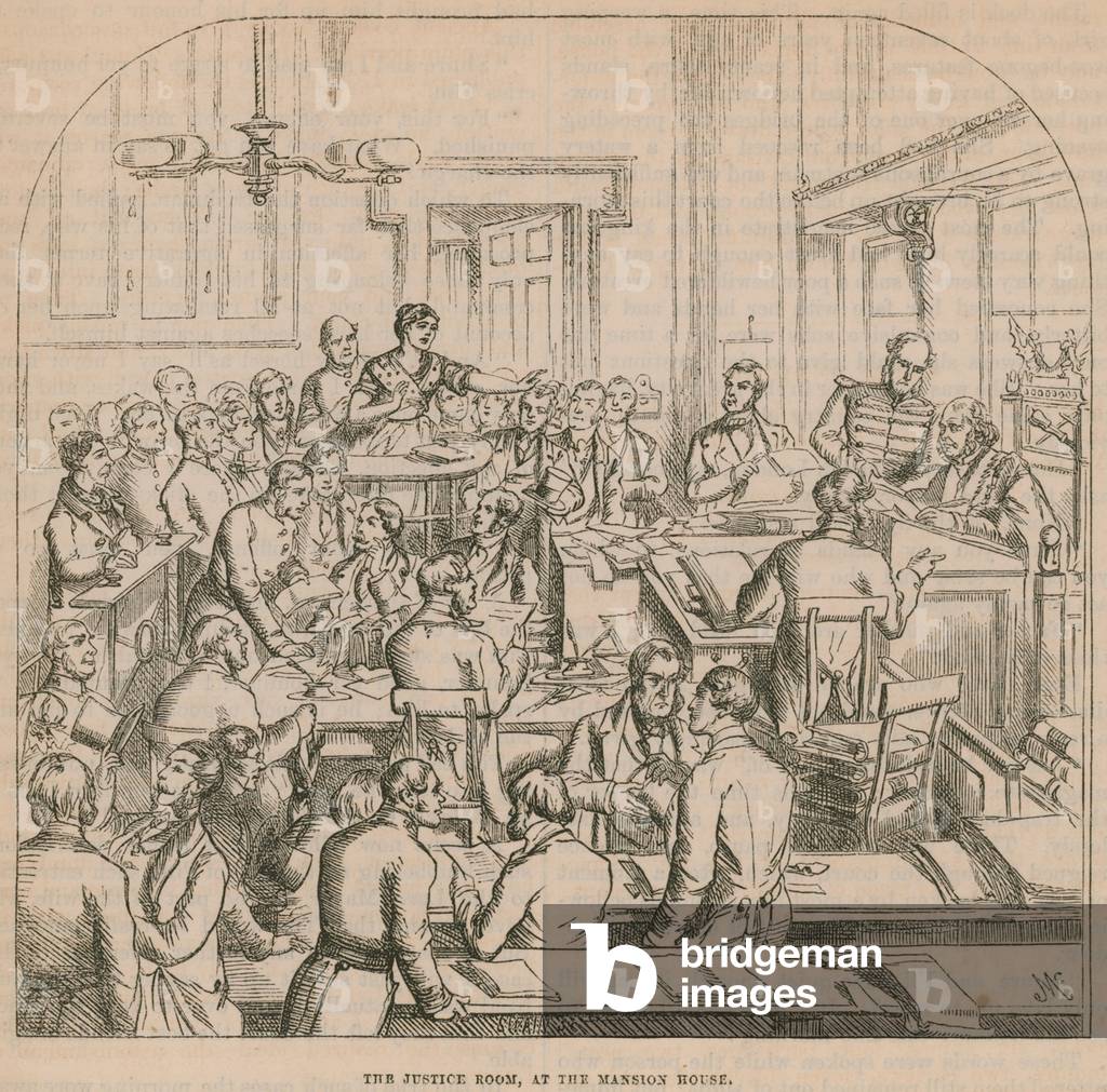 The Justice Room at the Mansion House (engraving)