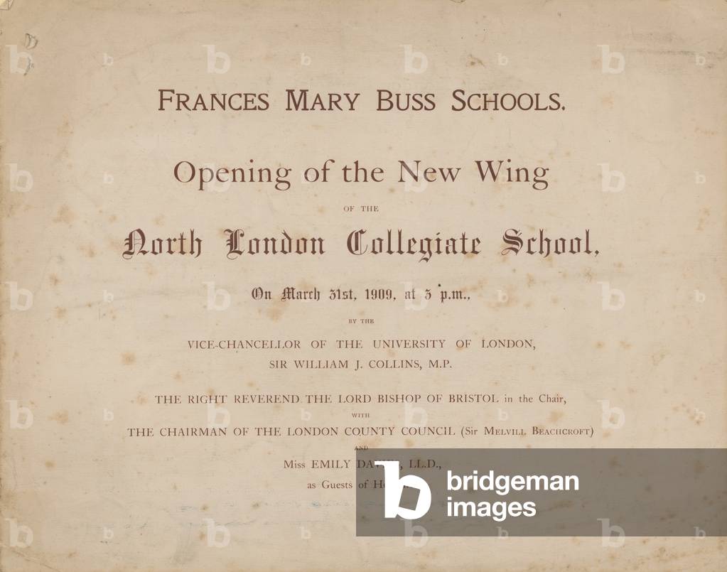 North London Collegiate School (engraving)