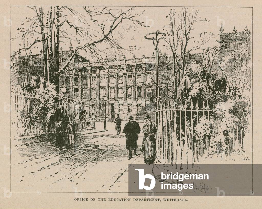 Office of the Education Department (engraving)
