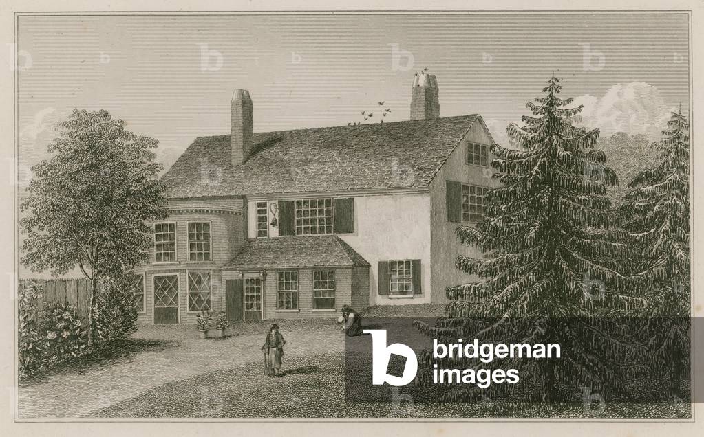 The Vicarage, Tottenham, London (engraving)