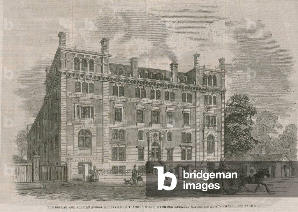 The British and Foreign School Society's new training college (engraving)