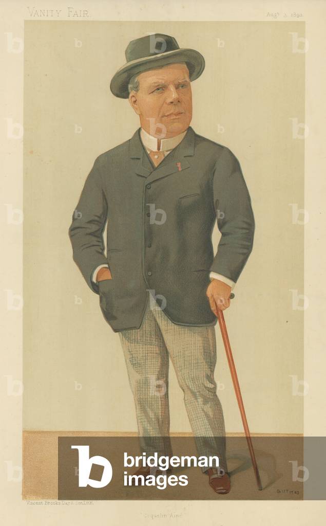 Benoît-Constant Coquelin (colour litho)