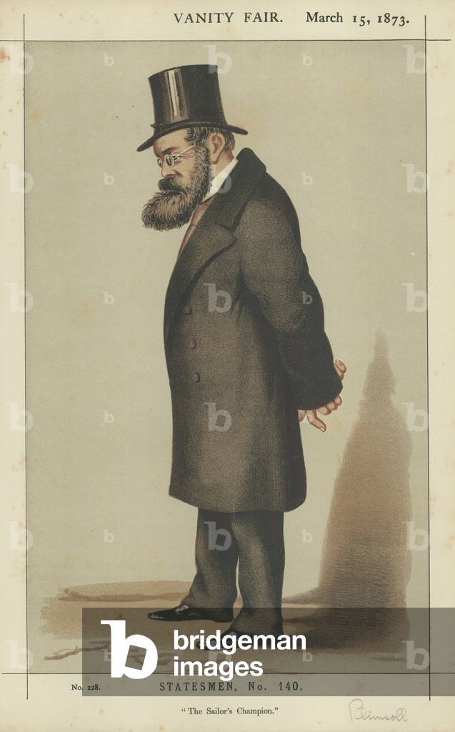 Mr Samuel Plimsoll (colour litho)