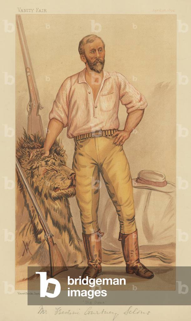 Frederick Selous (colour litho)