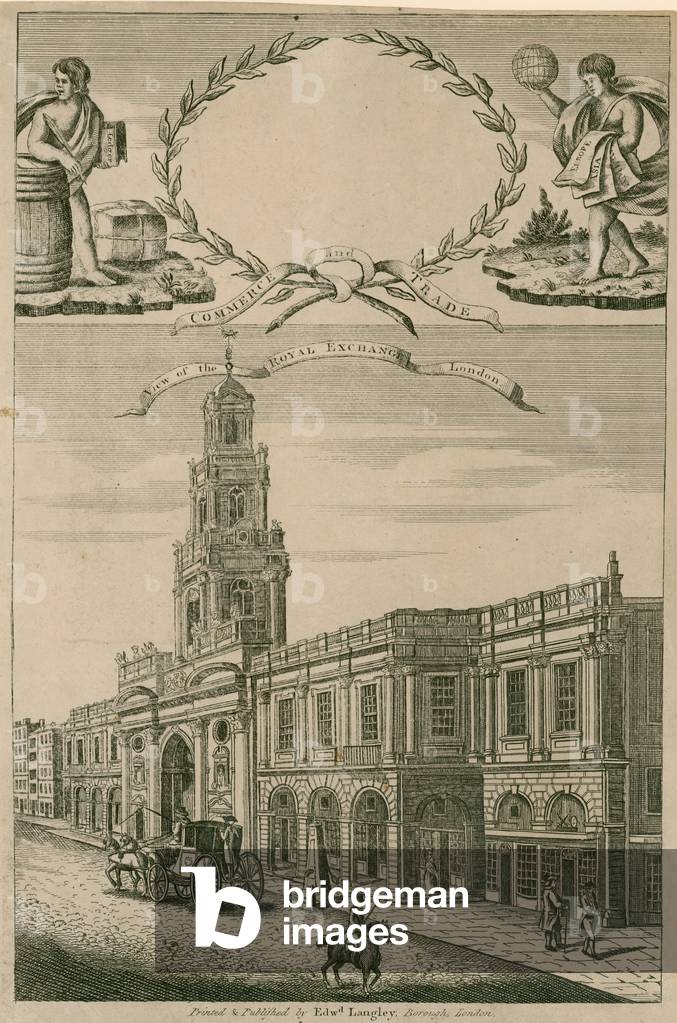 View of the Royal Exchange, London (engraving)