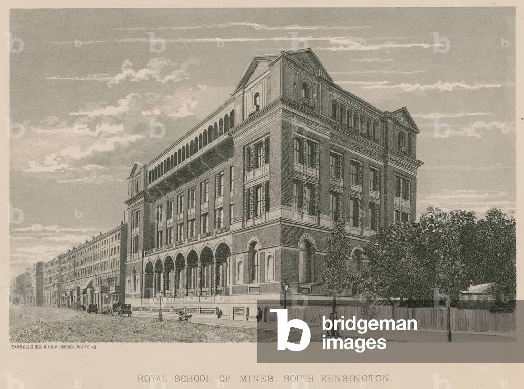 Royal School of Mines, South Kensington, London (engraving)