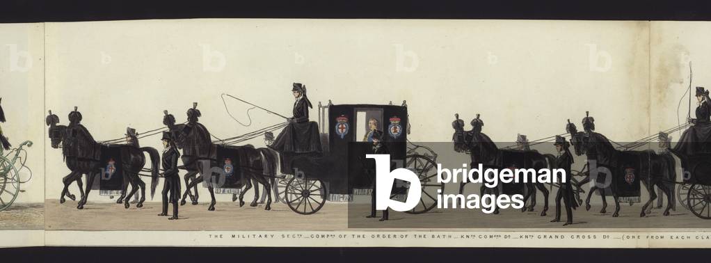 Part of the Panoramic View of the Entire Funeral Procession of Arthur, Duke of Wellington (coloured aquatint)