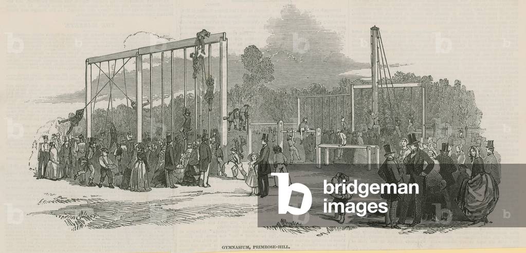 Gymnasium, Primrose Hill (engraving)