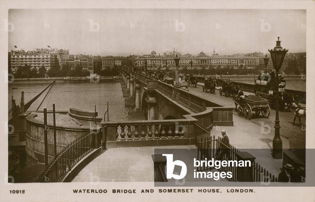 Waterloo Bridge and Somerset House, London (photo)