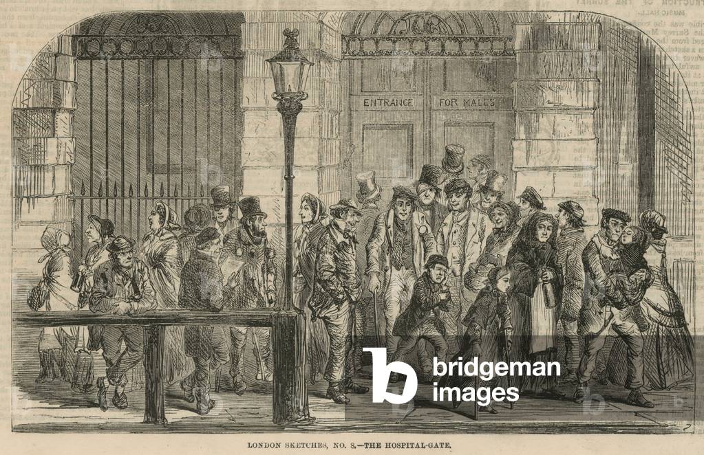 The Hospital Gate (engraving)