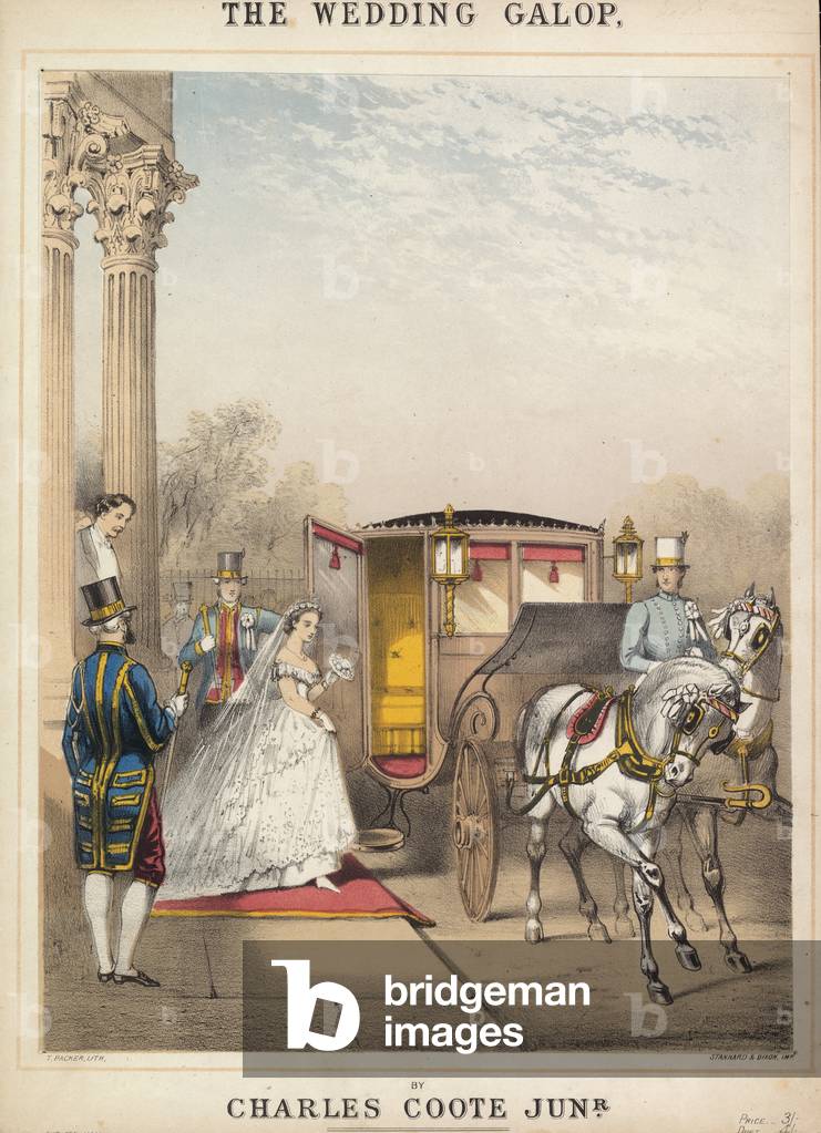 The Wedding Gallop (colour litho)