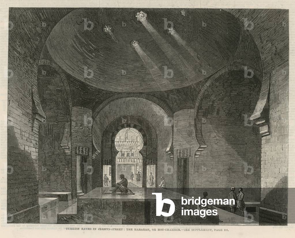 Turkish Baths in Jermyn Street (engraving)
