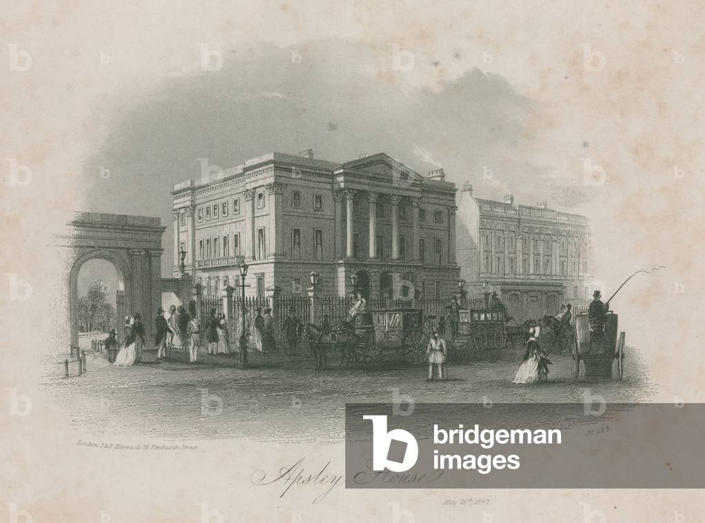 Apsley House, Hyde Park Corner, London (engraving)