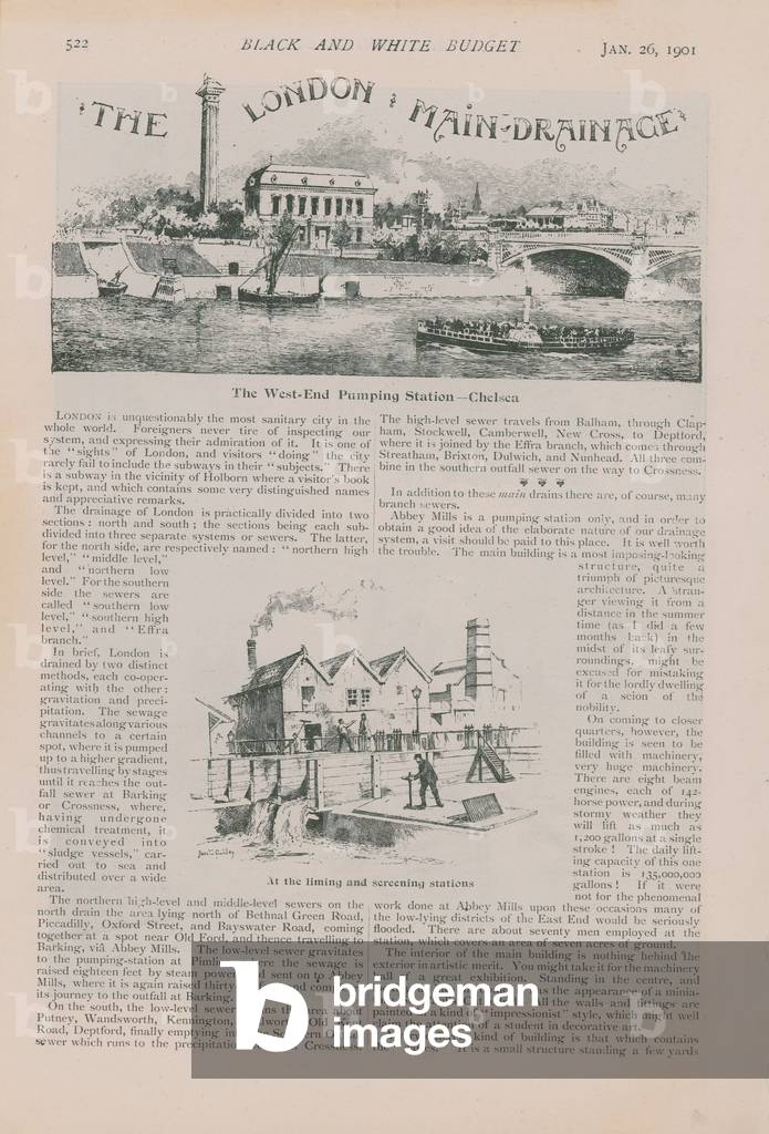 Page from the Black and White Budget (engraving)