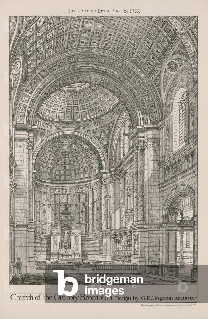 Church of the Oratory Brompton (engraving)