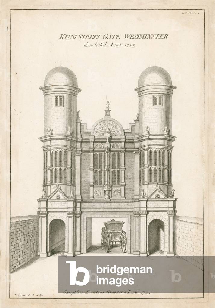 King Street Gate, Westminster (engraving)
