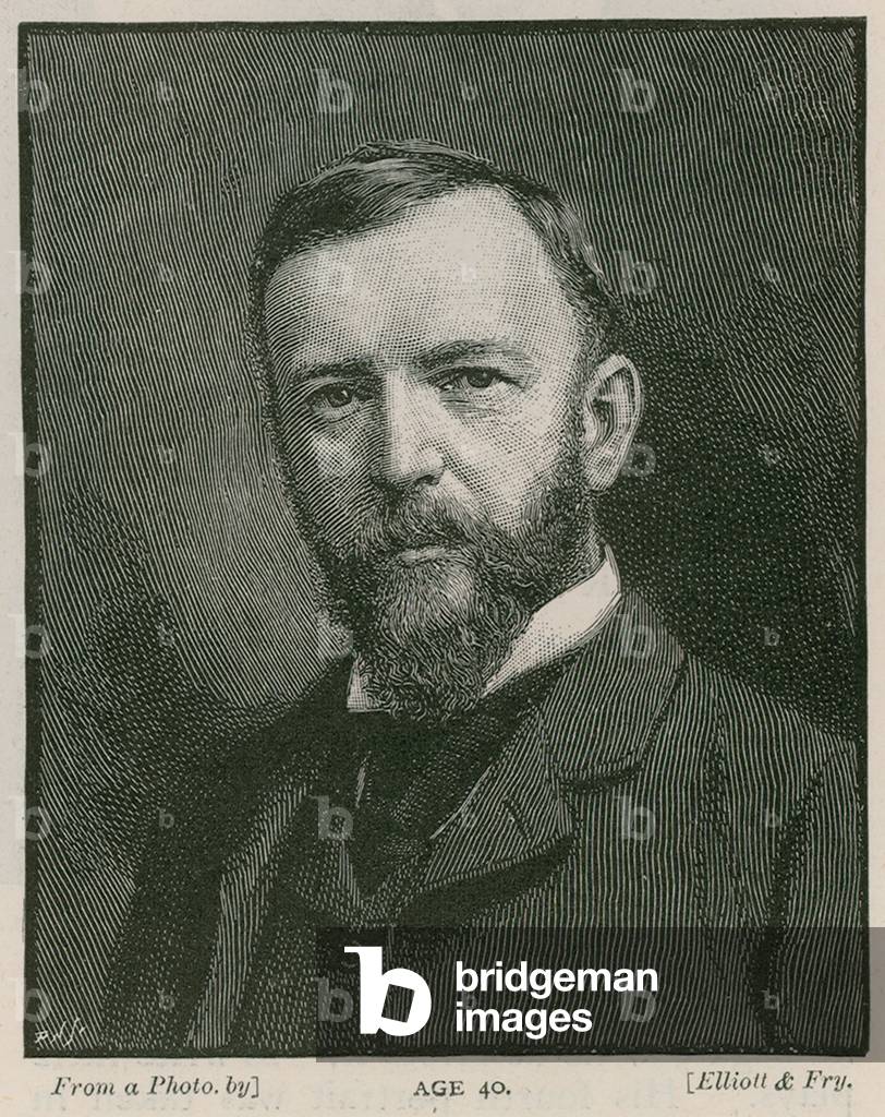 Henry Arthur Jones, playwright, aged 40 (engraving)