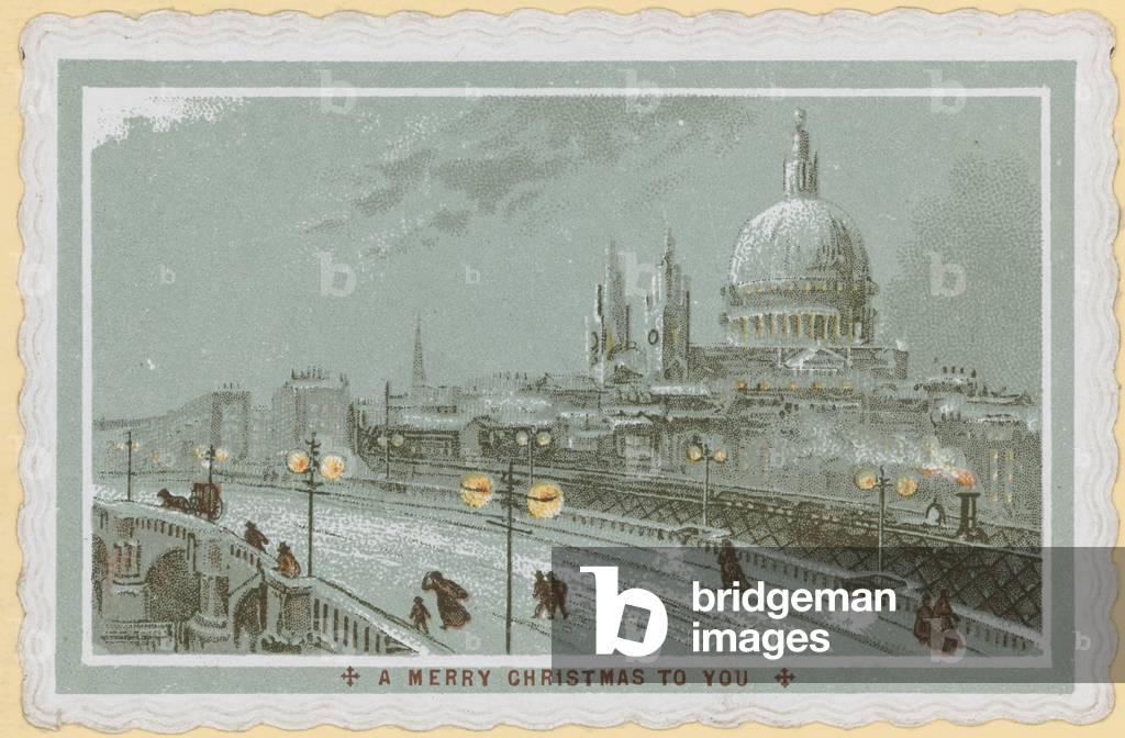 A Merry Christmas To You (colour litho)