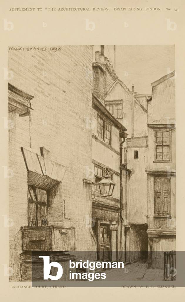 Exchange Court on the Strand (engraving)
